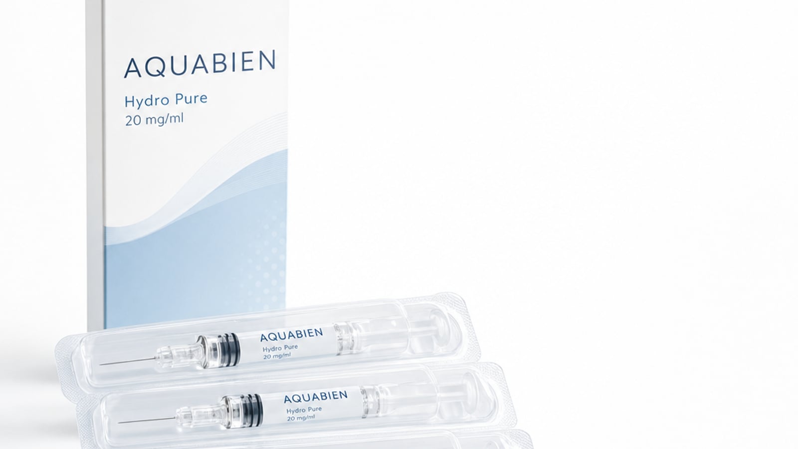 Aqua Bien Hydro Pure — 2 ml syringes of hyaluronic acid at 20 mg/ml, Paramed Baku