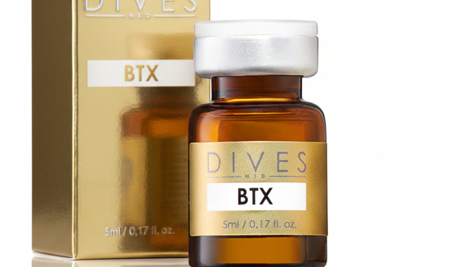 Dives Med BTX — 5 ml vial and box, Paramed Baku