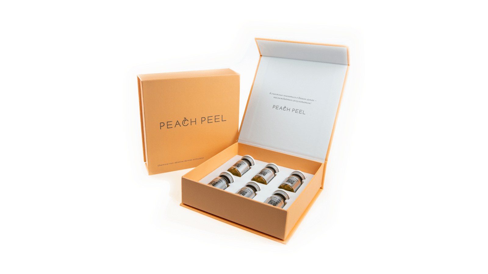 Peach Peel — ikifazalı hidrolipid pilinq (şaftalı yağı + hialuron turşusu + AHA)